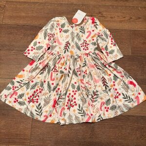 Floral Kids Dress - Multicolor